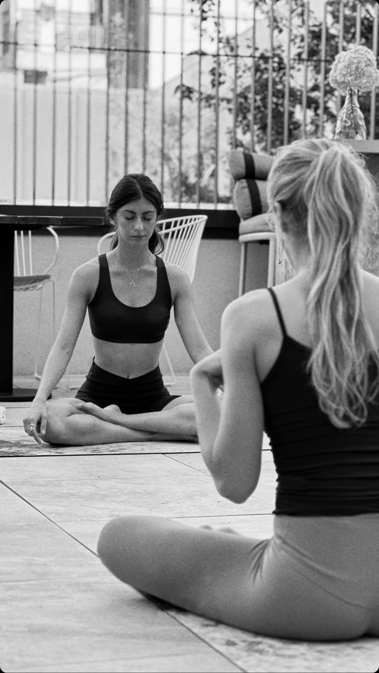 private yoga session Barcelona hotel guest