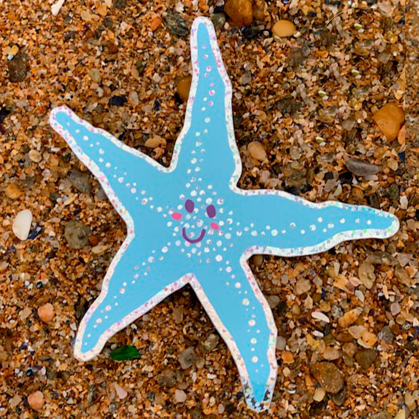Autocollant étoile de mer