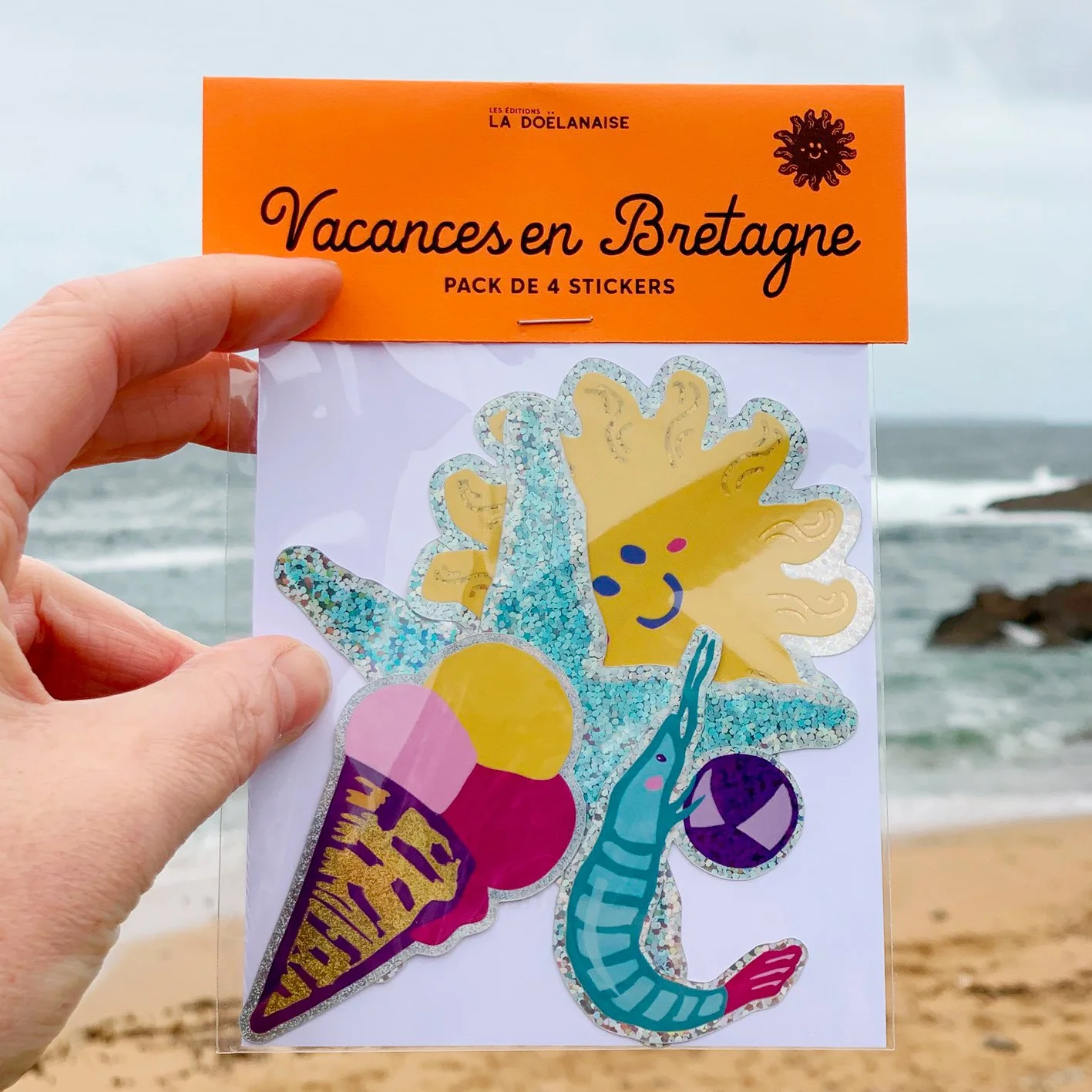 Pack autocollants "Vacances en Bretagne"