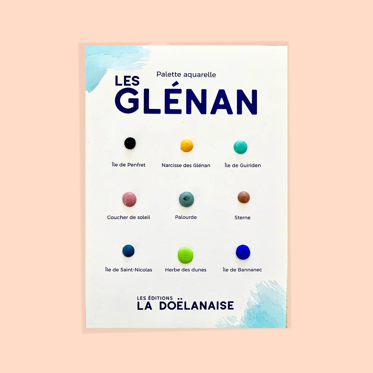 Palette aquarelle Les Glénan