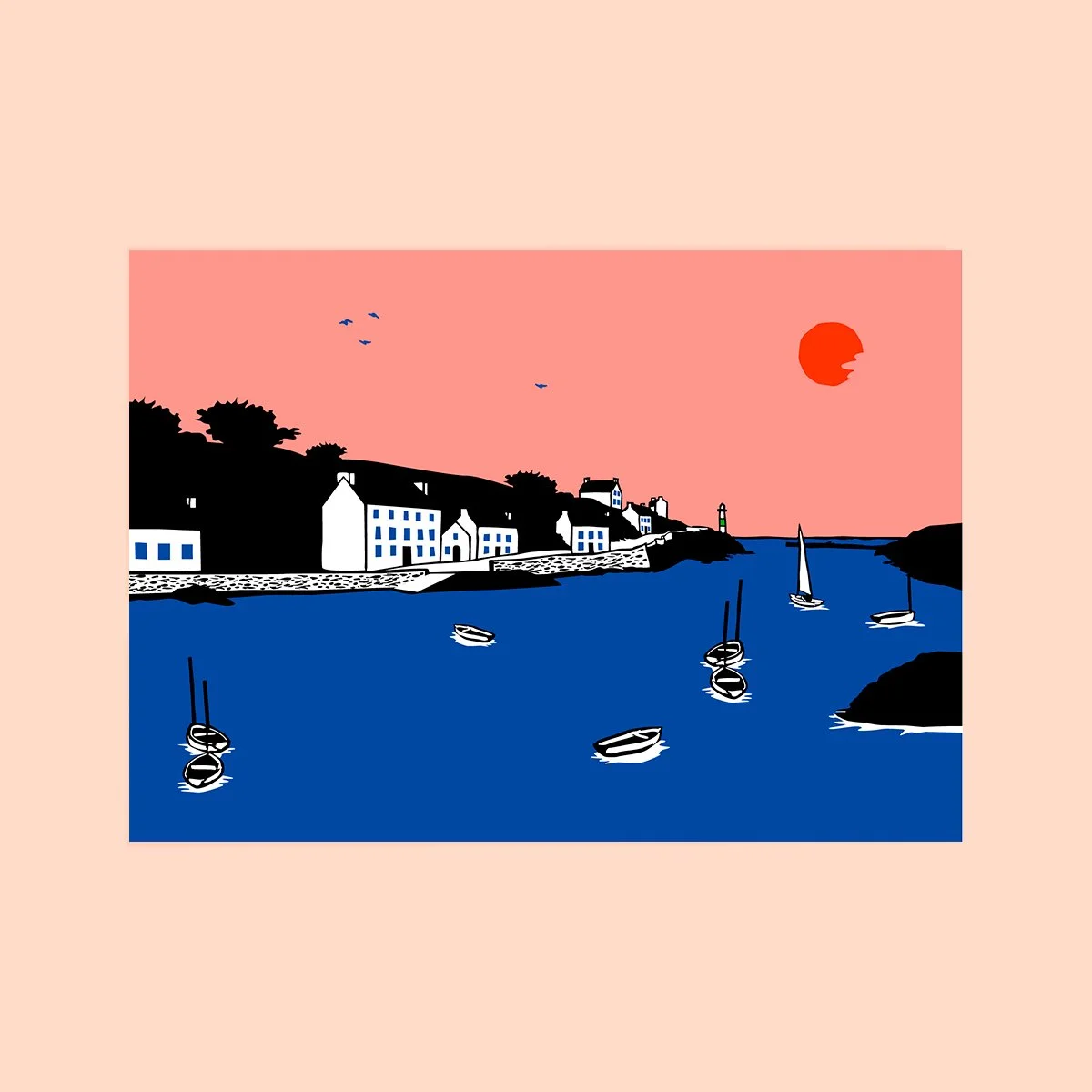 Carte postale Doëlan