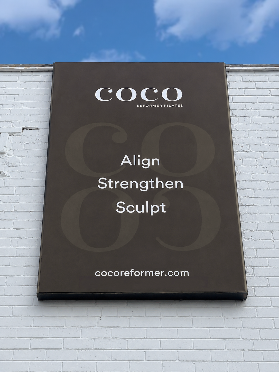 Exterior studio signage
