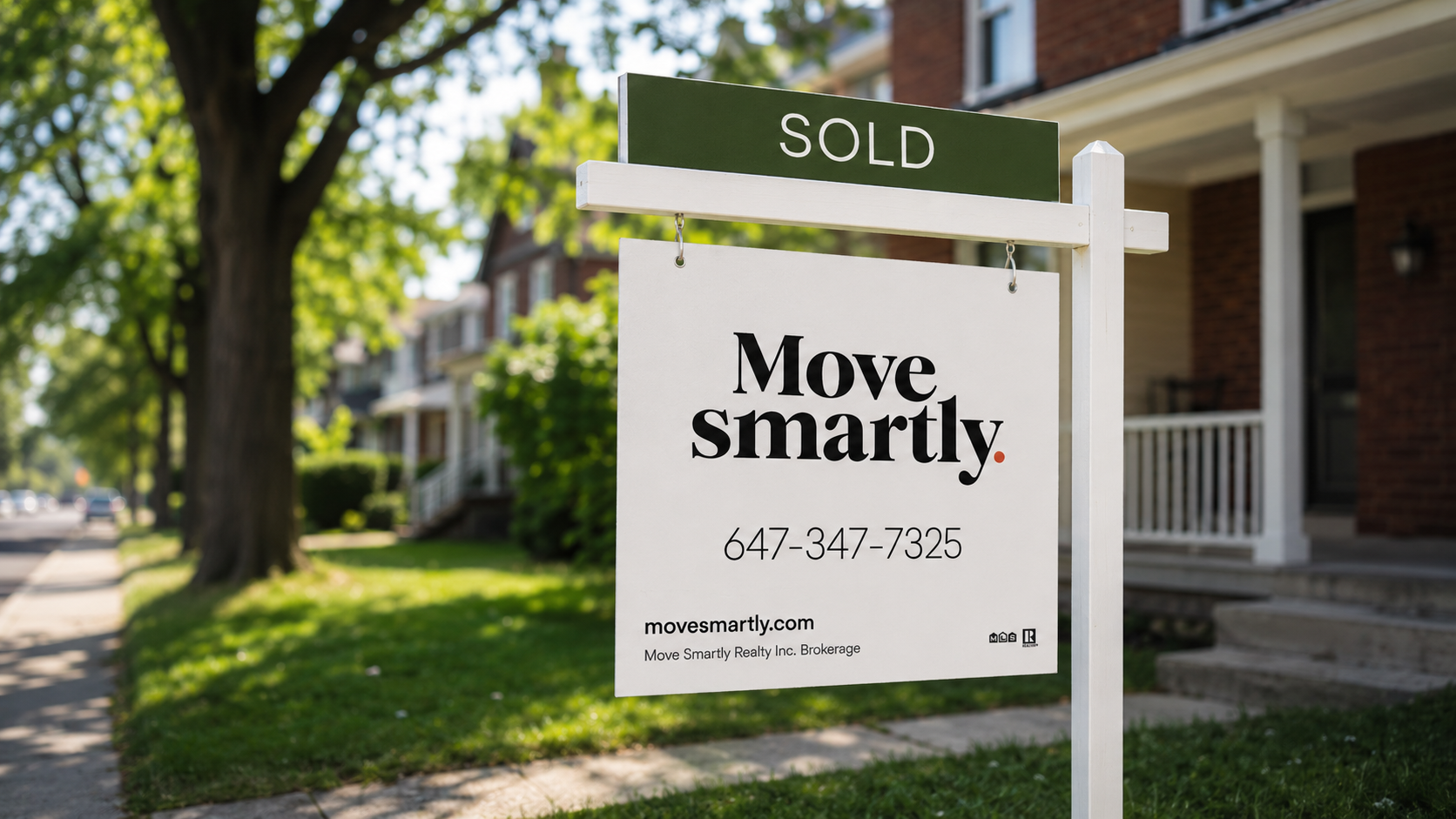 Move Smartly sold sign outside a Toronto home