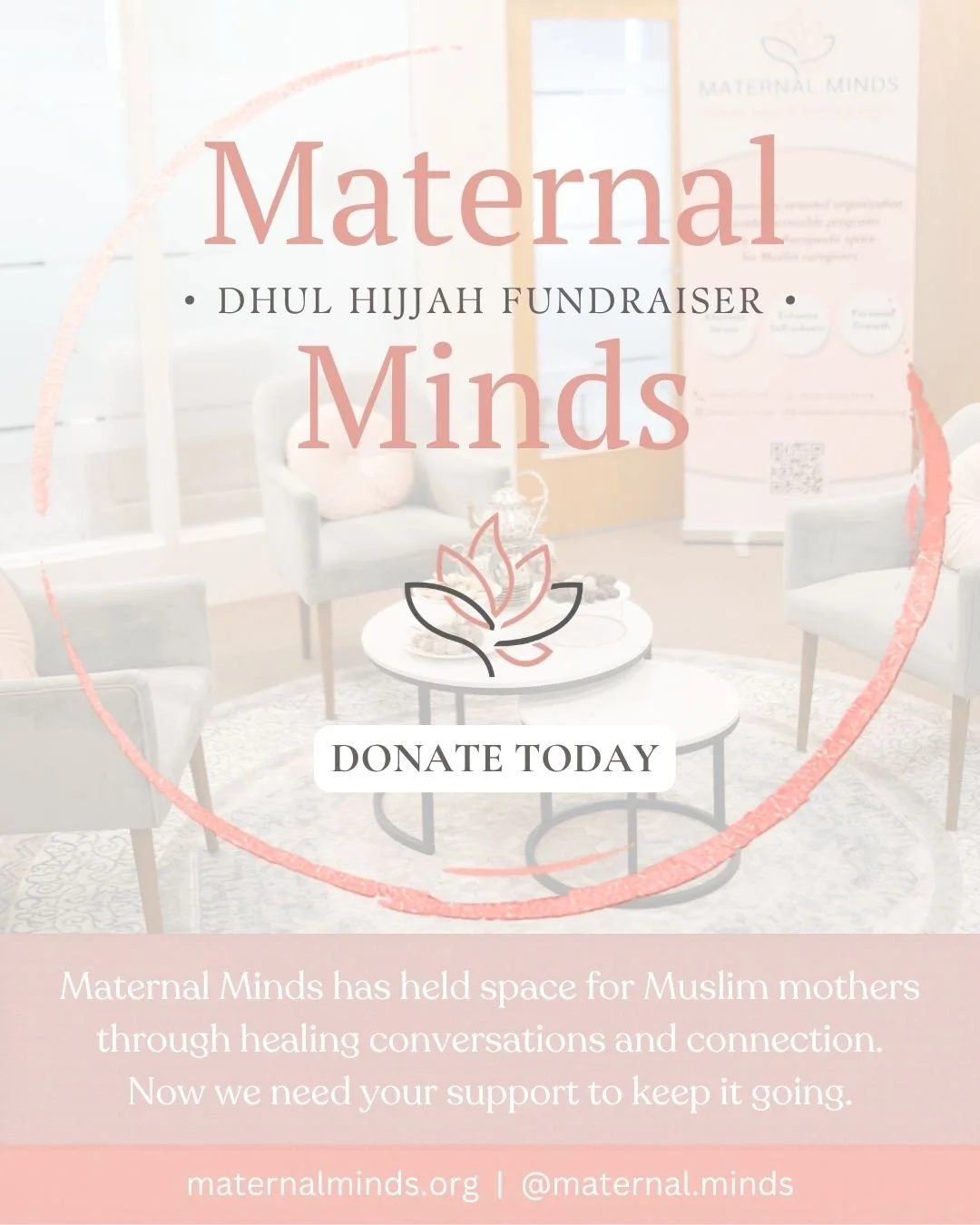 Dear Community,

This is Sehrish Malik, Founder and Program Director of Maternal Minds, reaching out during the blessed days of Dhul Hijjah.

Alhamdulillah, since 2023, Maternal Minds has supported over 𝟓𝟖𝟓 𝐌𝐮𝐬𝐥𝐢𝐦 𝐦𝐨𝐭𝐡𝐞𝐫𝐬 through 𝐅𝐑