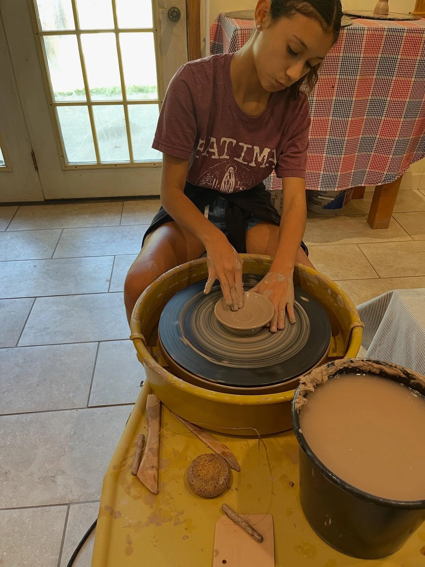 A popular form among my students lately has been plates 🍽️

Sign up for lessons today and make your own!

#stoneborn #stonebornpotteryandflowerfarm #potterylessons
