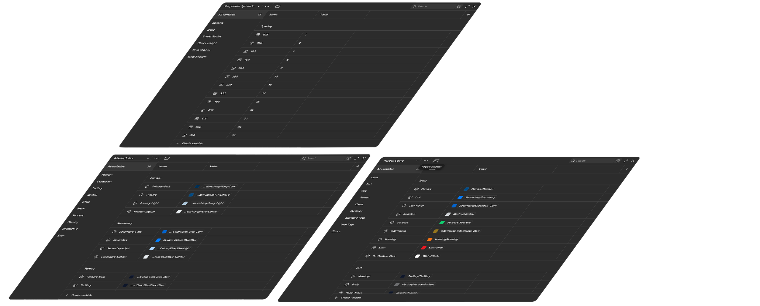 Design Variables in Figma.