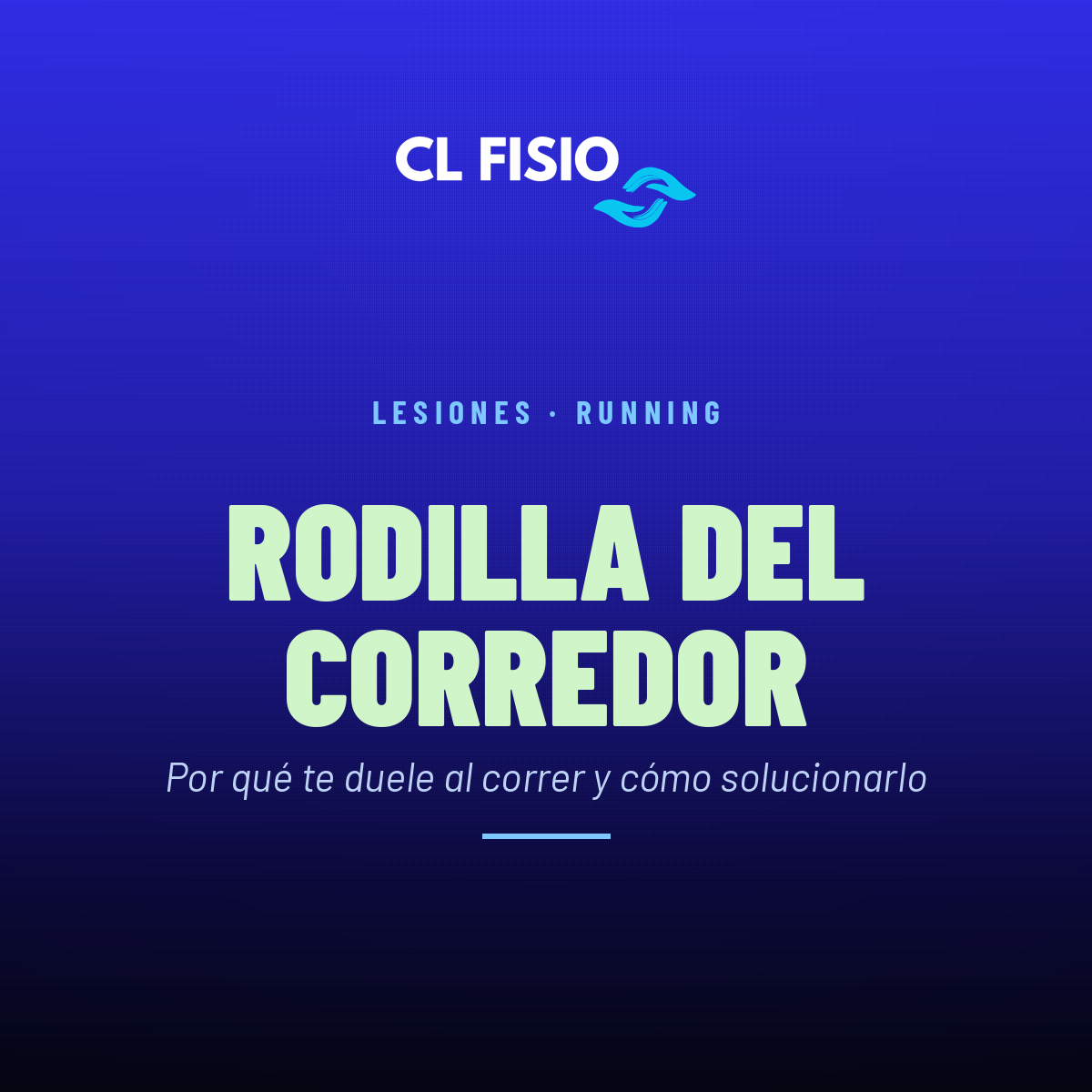 Rodilla del corredor: por qué te duele al correr y cómo solucionarlo