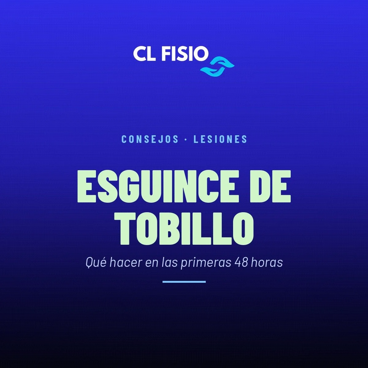Esguince de tobillo: qué hacer en las primeras 48 horas