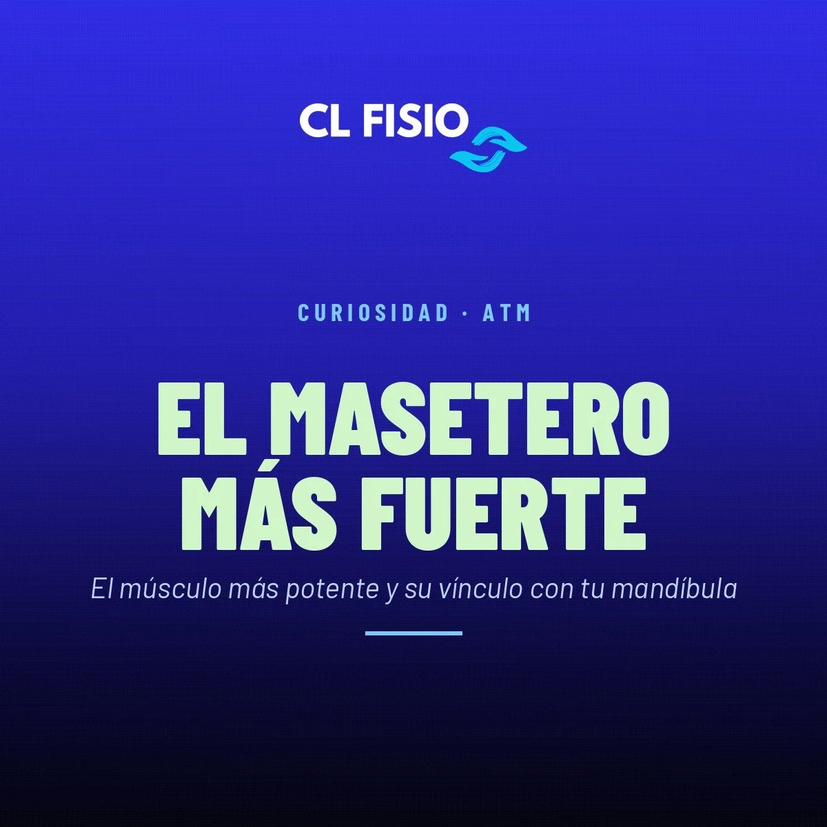 El masetero: el músculo más fuerte de tu mandíbula (y casi casi del cuerpo humano)