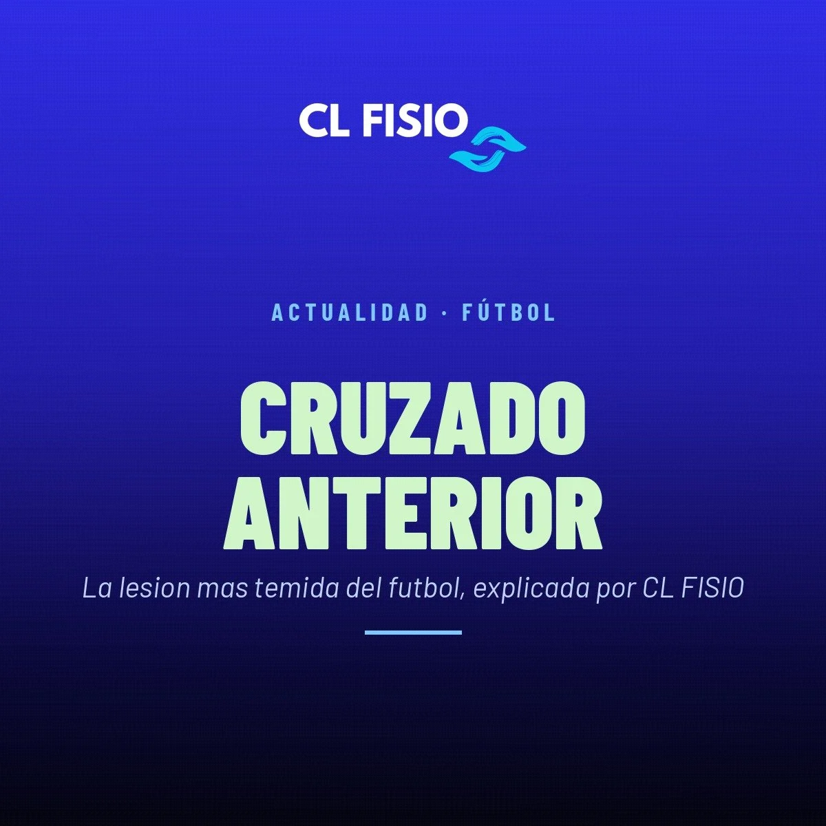 Rotura de ligamento cruzado anterior en el fútbol