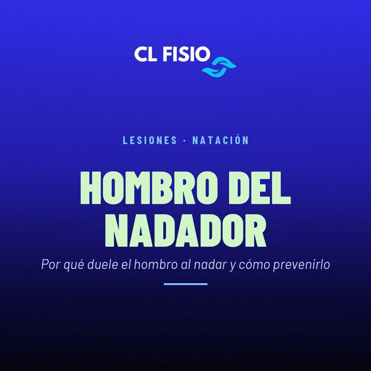 Hombro del nadador: por qué duele y cómo prevenirlo