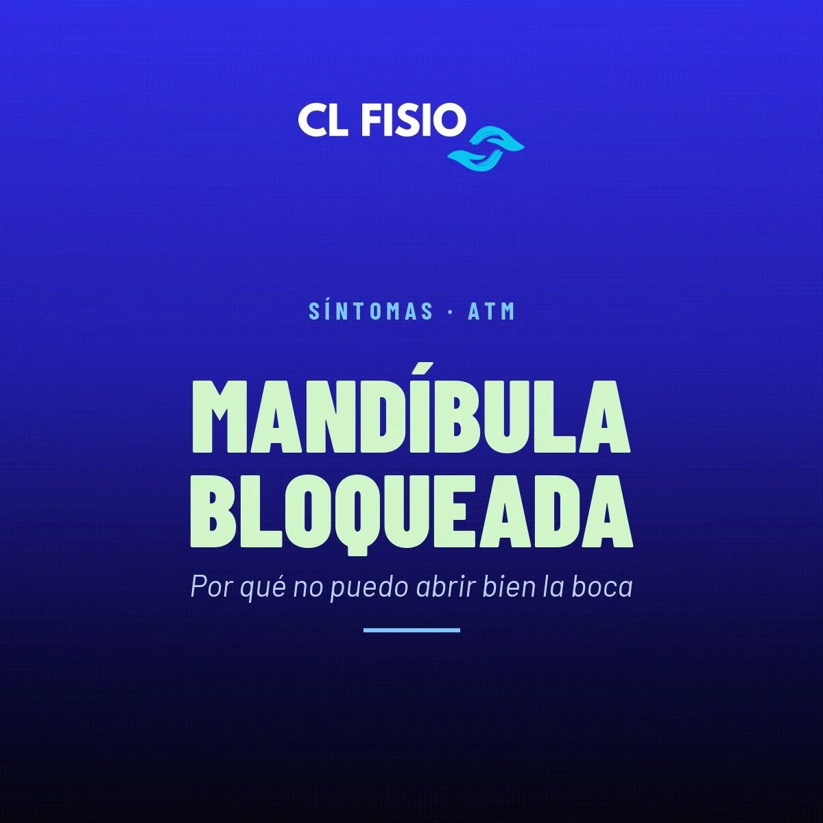 Mandíbula bloqueada: por qué no puedo abrir bien la boca