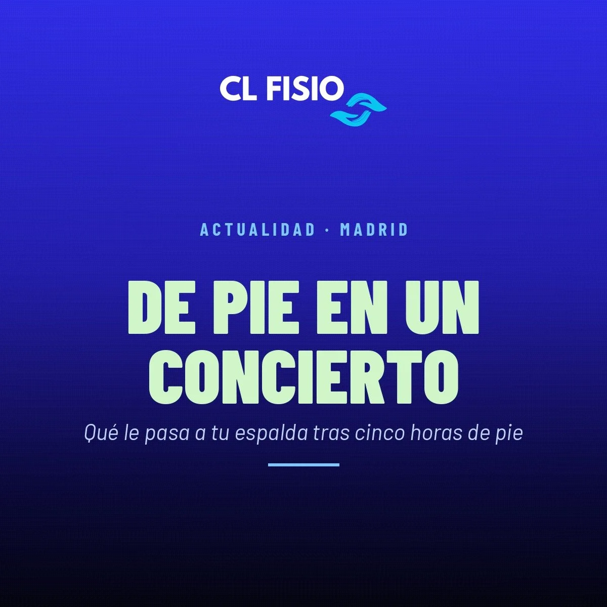 Dolor de espalda en conciertos: cómo aguantar de pie sin destrozarte
