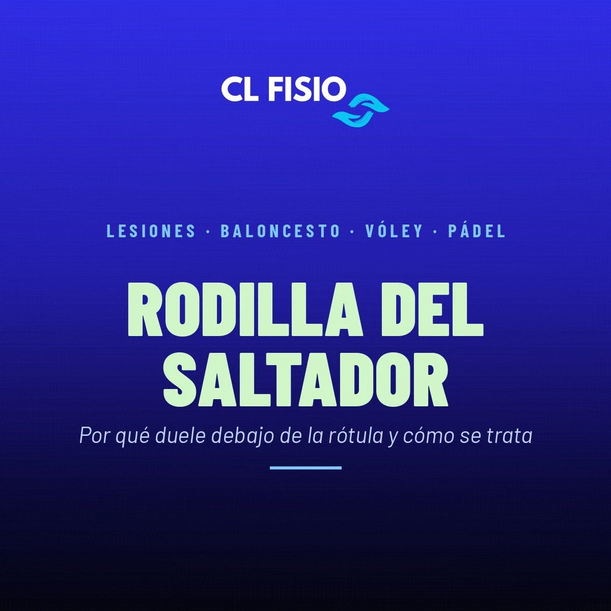 Rodilla del saltador: por qué duele debajo de la rótula y cómo se trata
