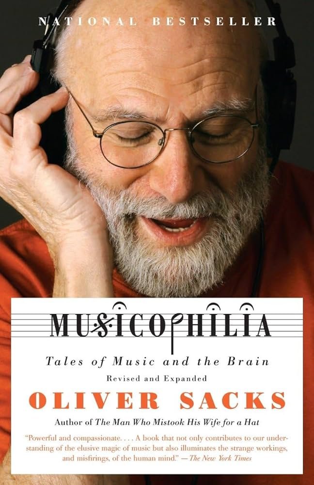 The cover of Oliver Sack's seminal work, Musicophilia