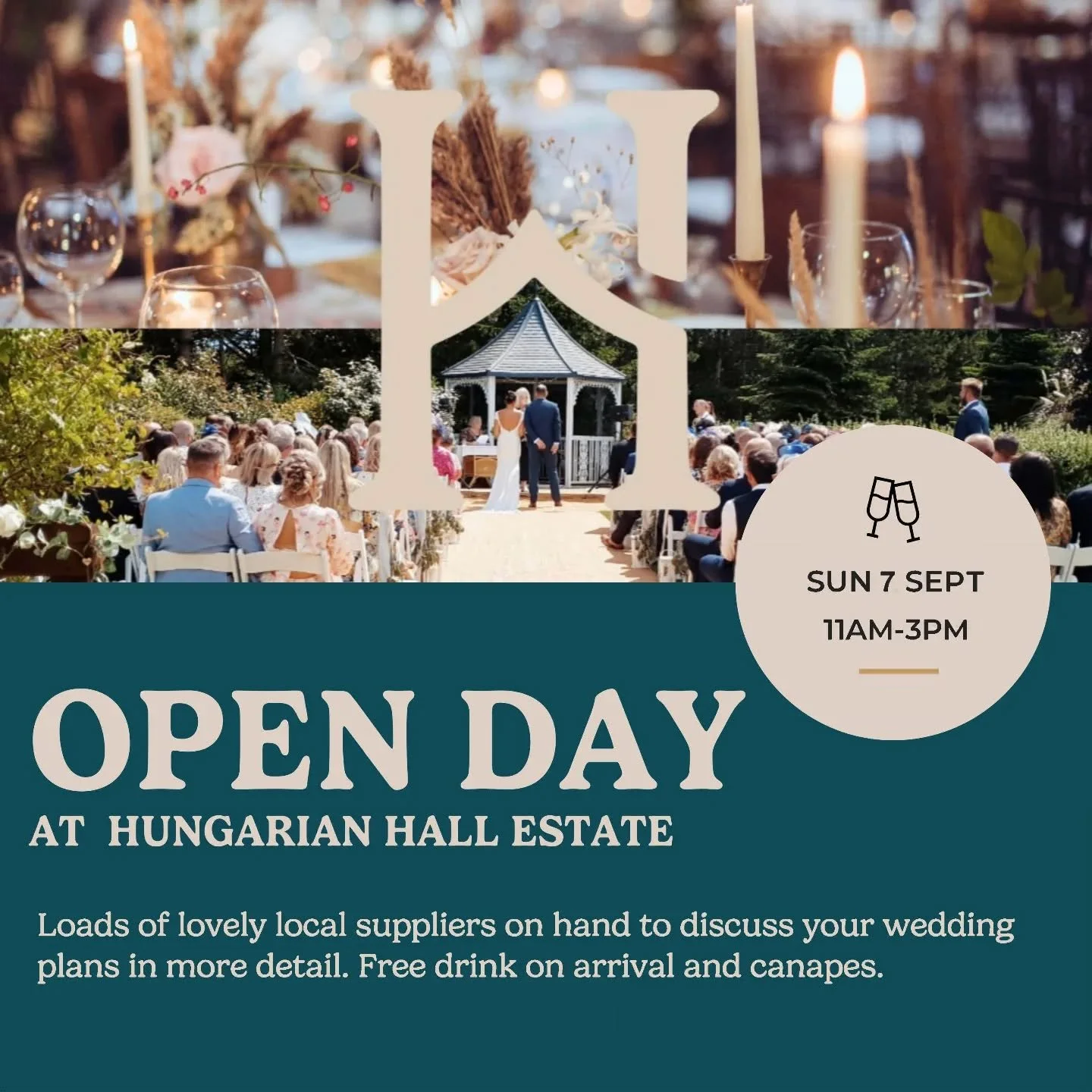 Please join us and our wonderful suppliers for our Open Day on Sunday 7th September.