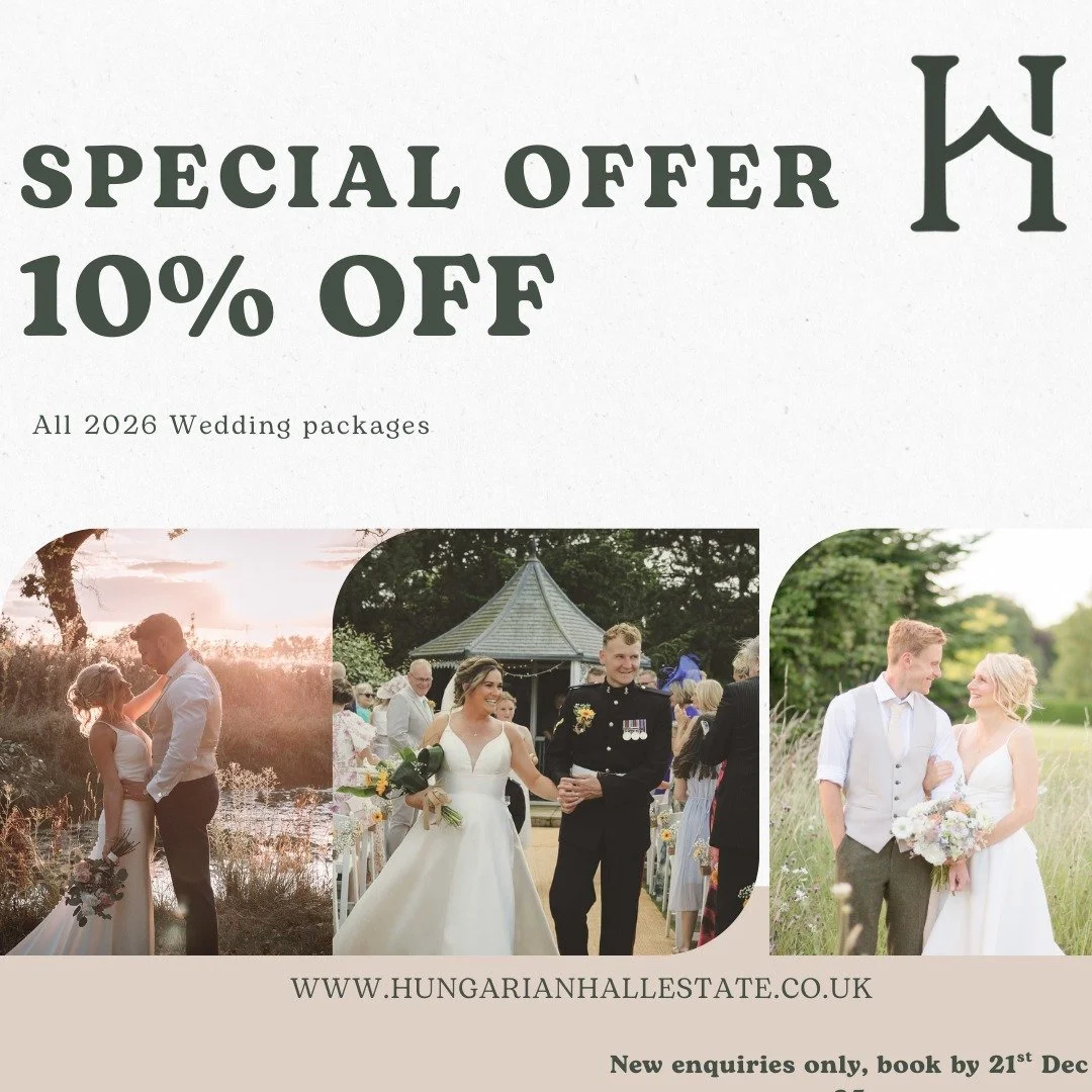 Our packages include exclusive two day venue hire, your ceremony, reception drinks, canapes, three course wedding breakfast, evening food, DJ and much more. 
Prices from &pound;6314.00 based on 50 guests low season.
Accommodation from &pound;1733.00 