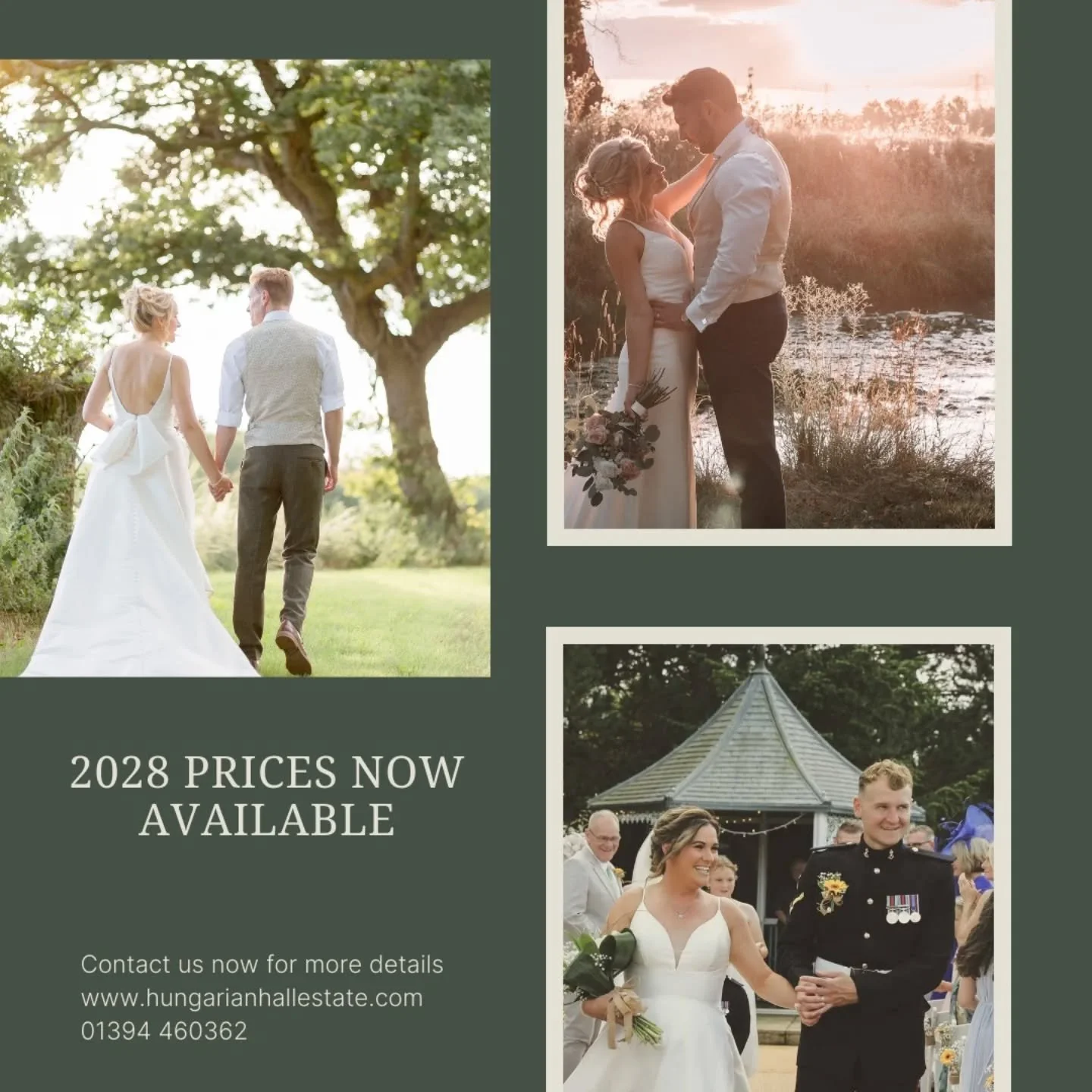 We can now quote for 2028 weddings. Please call Michaela on 01394 460362 email michaela@hungarianhallestate.co.uk or go to our website www.hungarianhallestate.co.uk
#suffolkweddingvenue #norfolkweddingvenue #essexweddingvenue #2028wedding #marqueewed