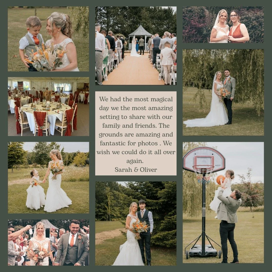Sarah & Oliver have kindly shared some stunning photos from their big day at Hungarian Hall Estate in August 2024. We're thrilled to enter them into our competition to win a £50 Amazon Voucher 🎉
Do you have beautiful memories from your ow