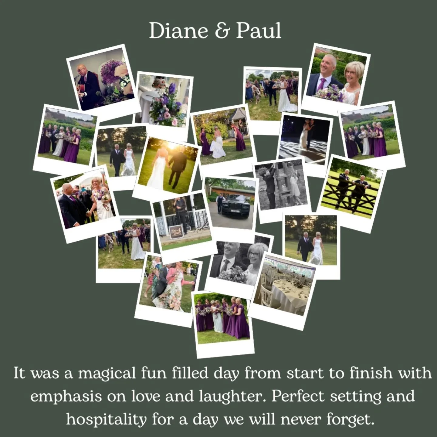 Diane & Paul have have kindly shared some stunning photos from their big day at Hungarian Hall Estate in June 2022, and I'm so excited to enter them into our competition to win a £50 Amazon Voucher! Do you have beautiful memories from your