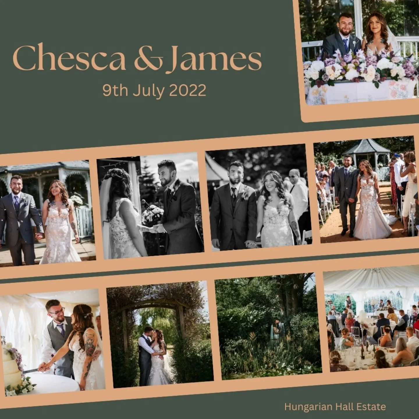 ✨ Wedding magic at Hungarian Hall ✨
Chesca & James shared some truly unforgettable moments from their big day on 9th July 2022 — and now they’re in the running to win a £50 Amazon voucher! 💌
Have you celebrated