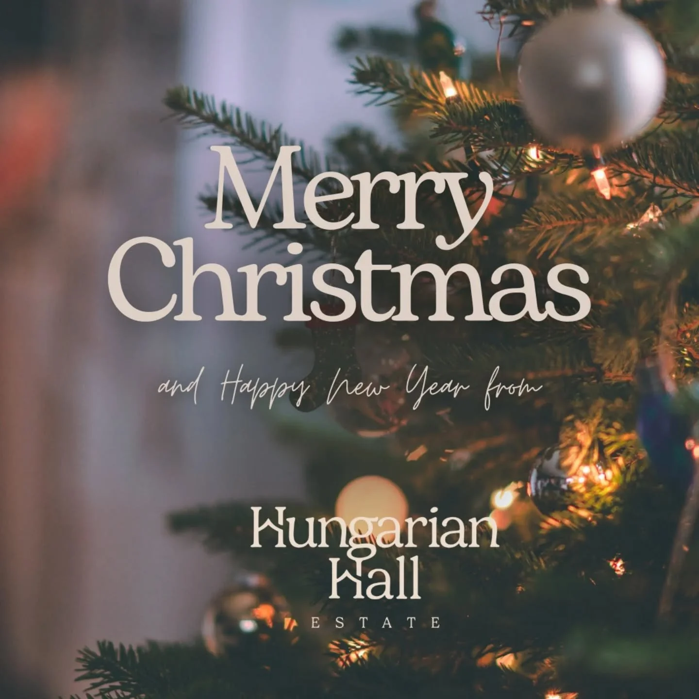 🎄✨&nbsp;Merry Christmas from all of us at&nbsp;Hungarian Hall Estate&nbsp;✨🎄

Wishing you a joyful holiday season filled with love, laughter, and celebration.
Please note, we&rsquo;ll be on holiday and reopening on&nbsp;5th January.

Thank you for 