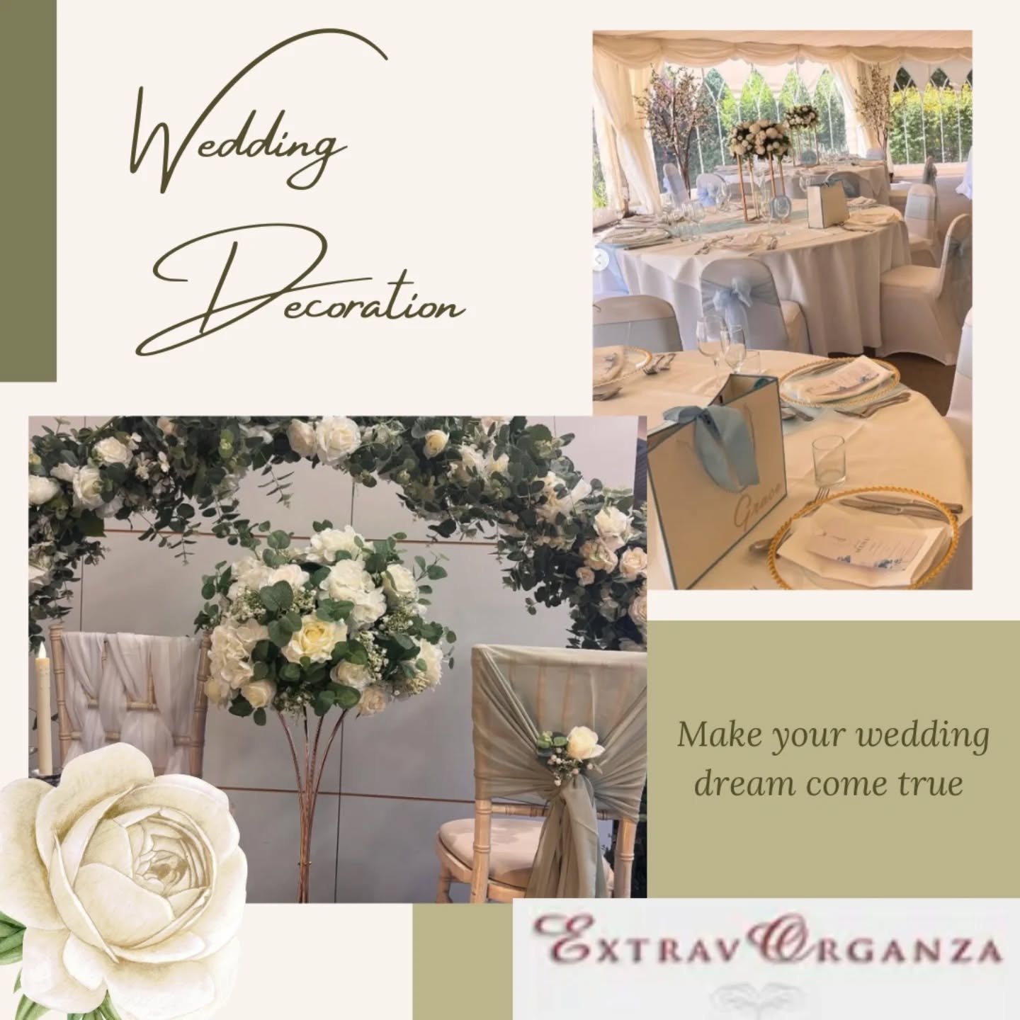 A perfect match 🤍
Hungarian Hall Estate has partnered with Extravorganza to offer stunning wedding decoration packages, thoughtfully designed to transform your celebration into something truly unforgettable.
Style, elegance, and ease &mdash; all in 