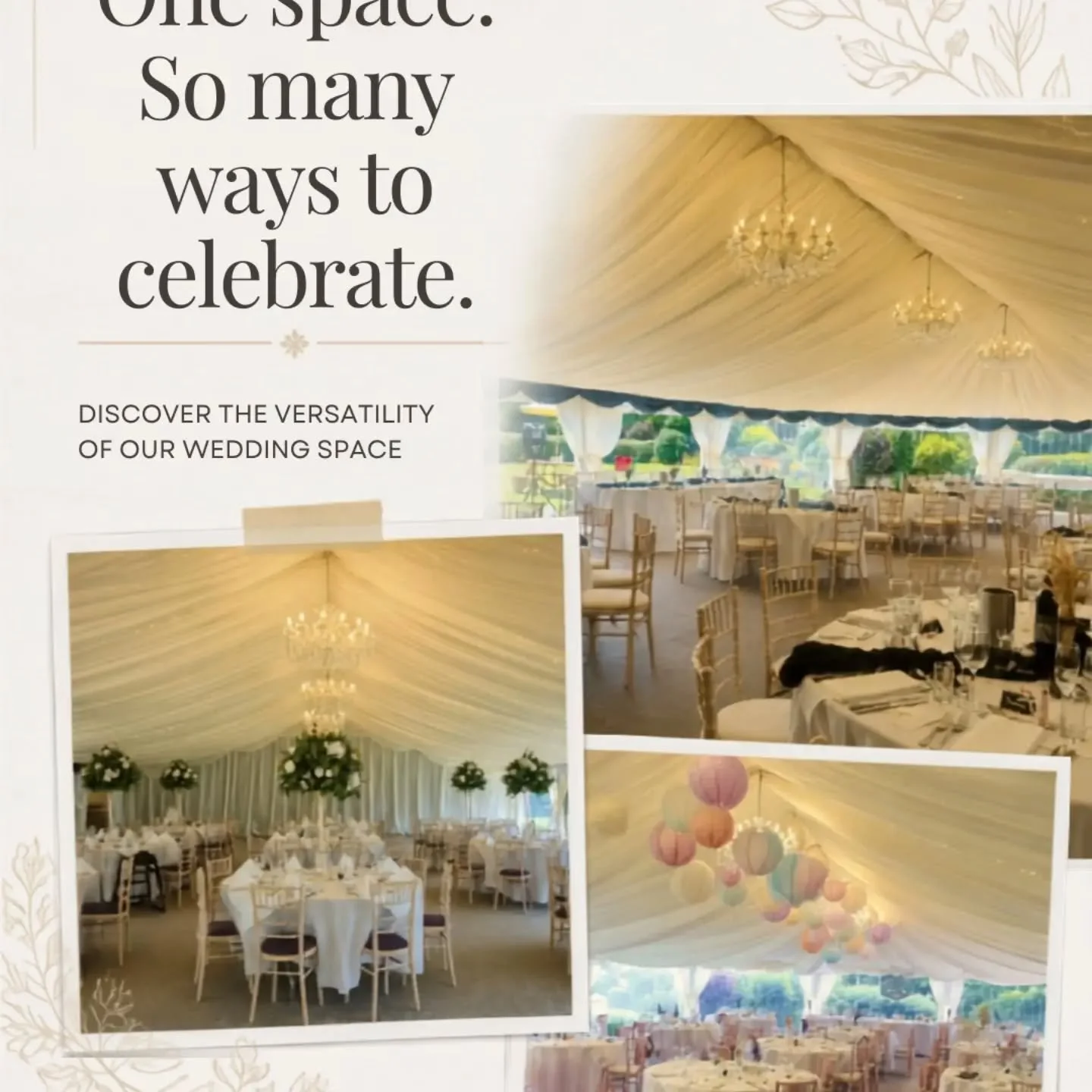 ✨&nbsp;One marquee. Endless possibilities.&nbsp;✨

One of our favourite things about the marquee at Hungarian Hall Estate is seeing just how differently every couple makes it their own.

From&nbsp;classic and timeless, to&nbsp;bold black and white, s