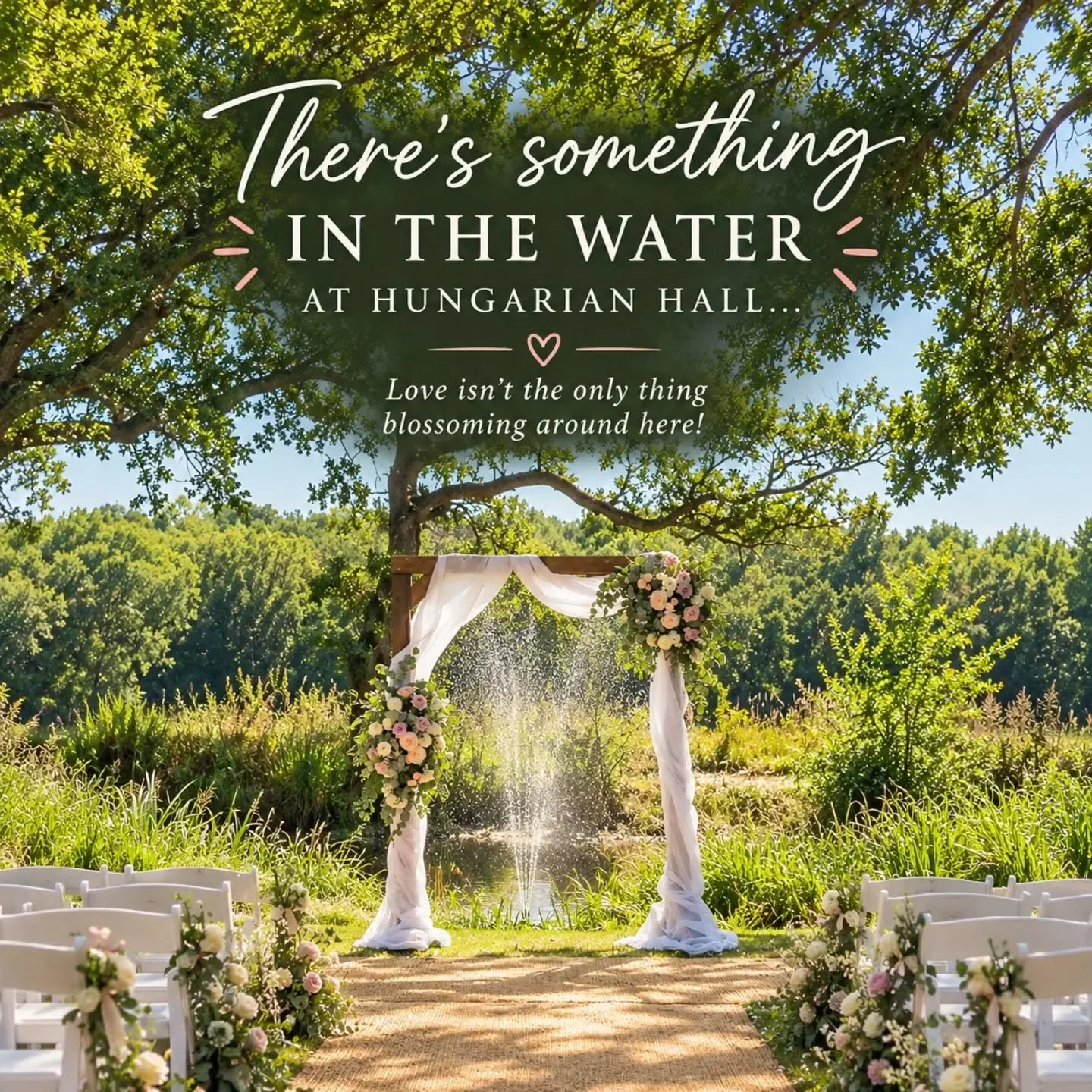 There's something in the water at Hungarian Hall&hellip; 💕👶

Love isn't the only thing blossoming around here!

&nbsp;

&nbsp;

#HungarianHallEstate #SuffolkWeddingVenue #LoveStories #SuffolkWeddings #WeddingVenueWithPersonality

&nbsp;