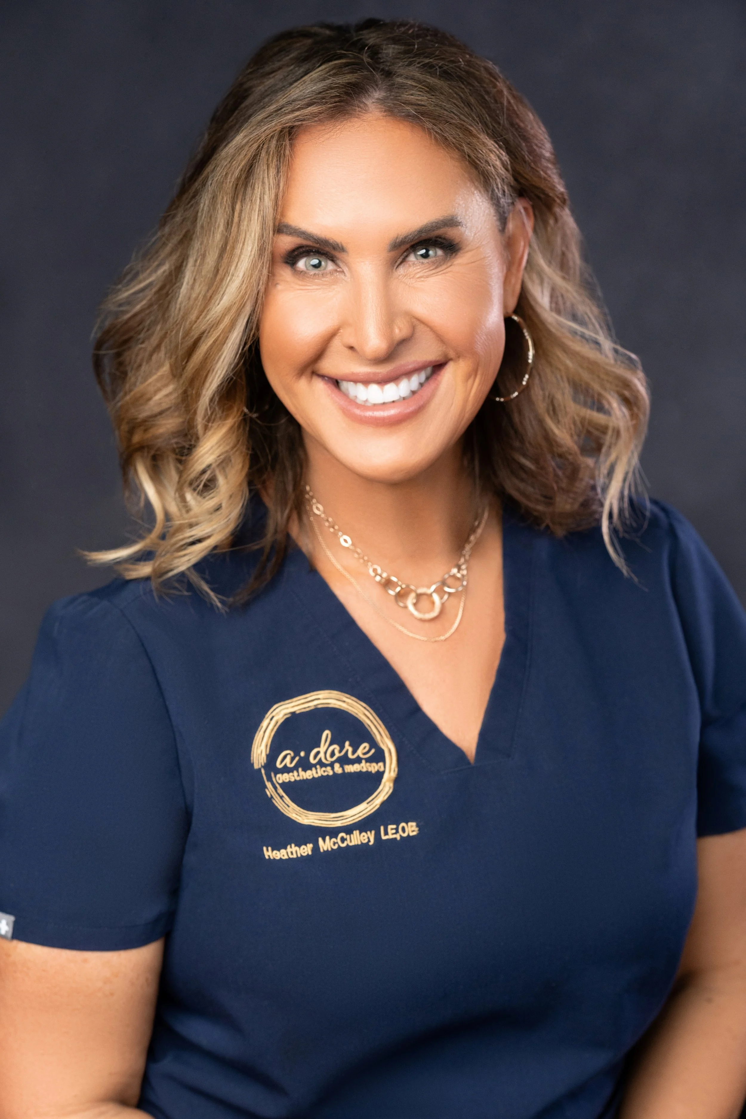 Heather McCulley licensed esthetician at a.dore aesthetics & medspa providing skincare treatments and services