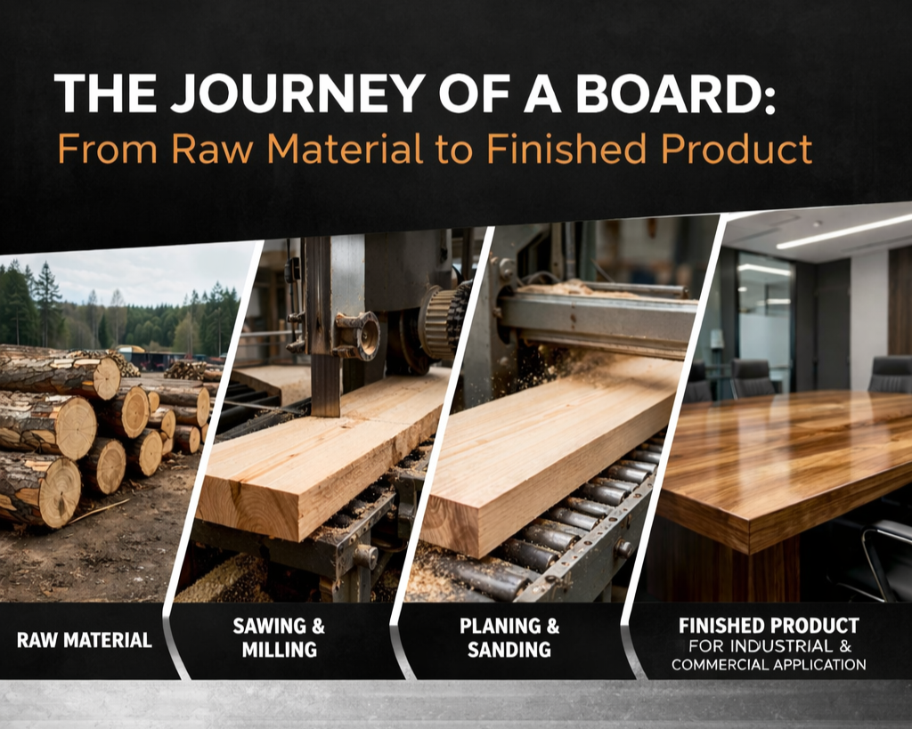 The Journey of a Board: From Raw Material to Finished Product