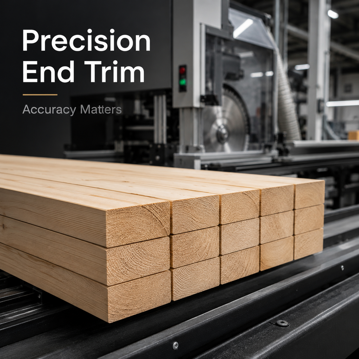 Precision End Trim: Why It Matters in Wood Manufacturing and Construction