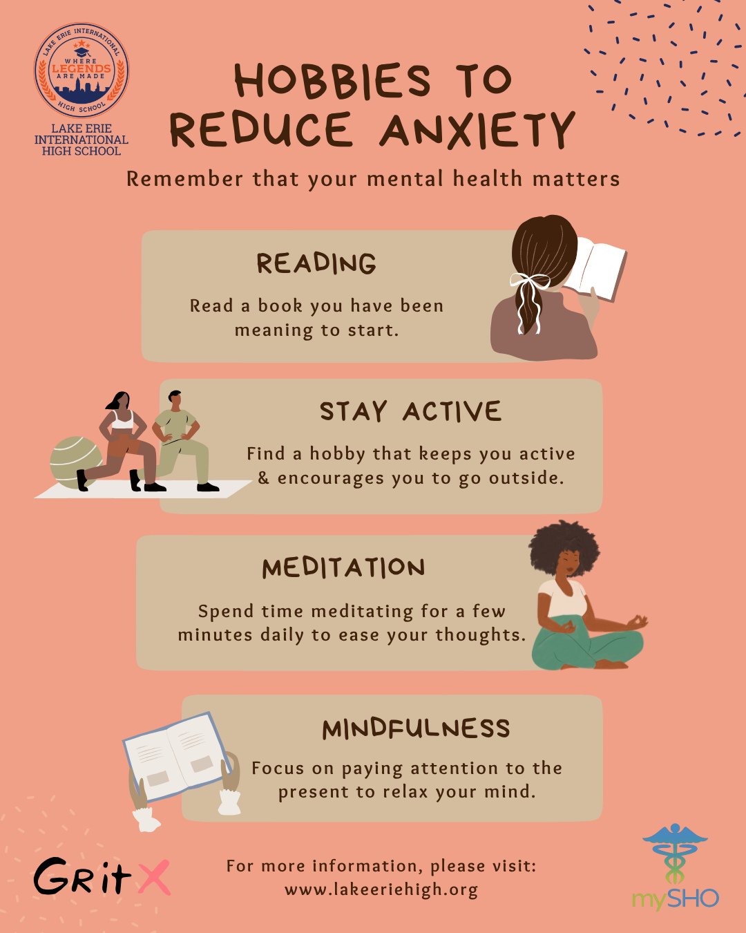 💬 Stressed? Anxious? Need to talk?⁠
Help is just a tap away. LEIH students now have access to 24/7 mental health resources with MySHO + GRITx. Because when students feel supported, they&rsquo;re ready to succeed. 💙⁠
⁠
#LEIHCares #StudentWellness #C