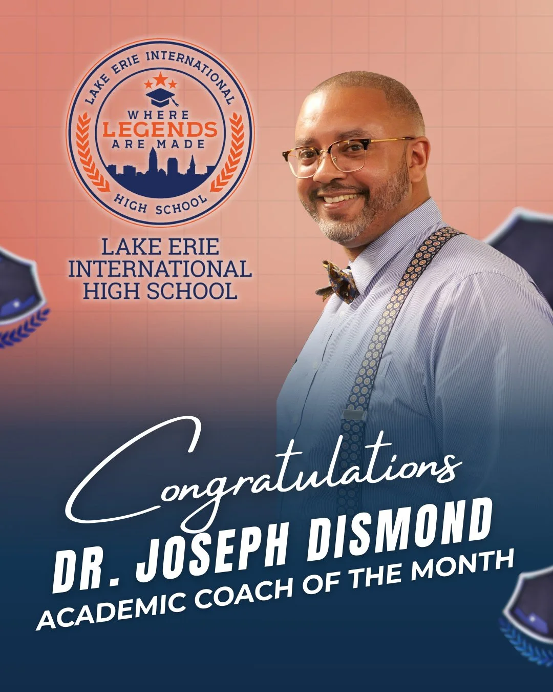 ✨ Congratulations, Dr. Joseph Dismond!⁠
Our Academic Coach of the Month &mdash; a leader who not only meets but surpasses all performance standards and continually seeks innovative ways to enhance student learning and drive academic excellence. Thank