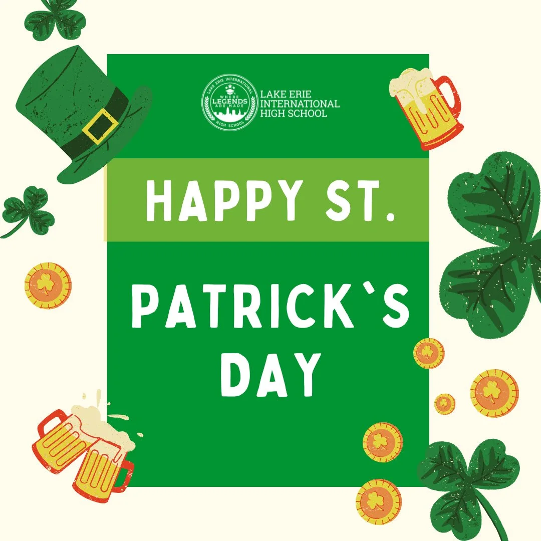 Happy St. Patrick&rsquo;s Day from LEIHS! 🍀💚⁠
Wishing our students, families, and staff a lucky day filled with positivity and school spirit! #LEIHS #StPatricksDay