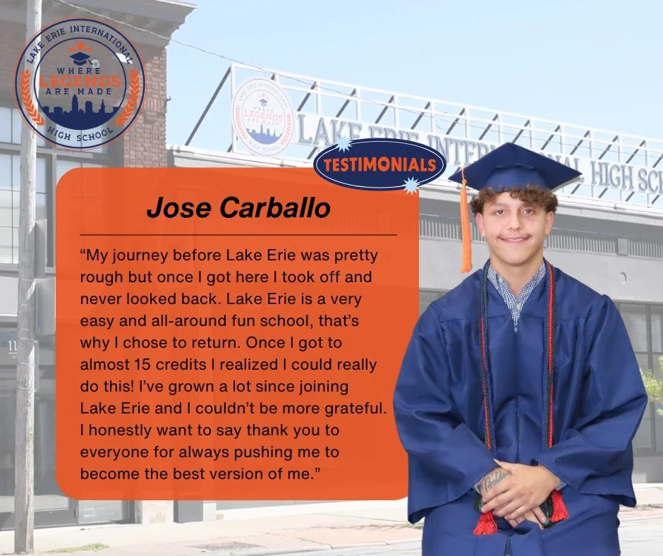 &ldquo;Once I got here, I took off and never looked back.&rdquo; 🚀⁠
⁠
Jose Carballo, a proud LEIHS alumni from the Class of 2025, is a true example of growth, resilience, and what&rsquo;s possible with the right support. From a rough start to earnin