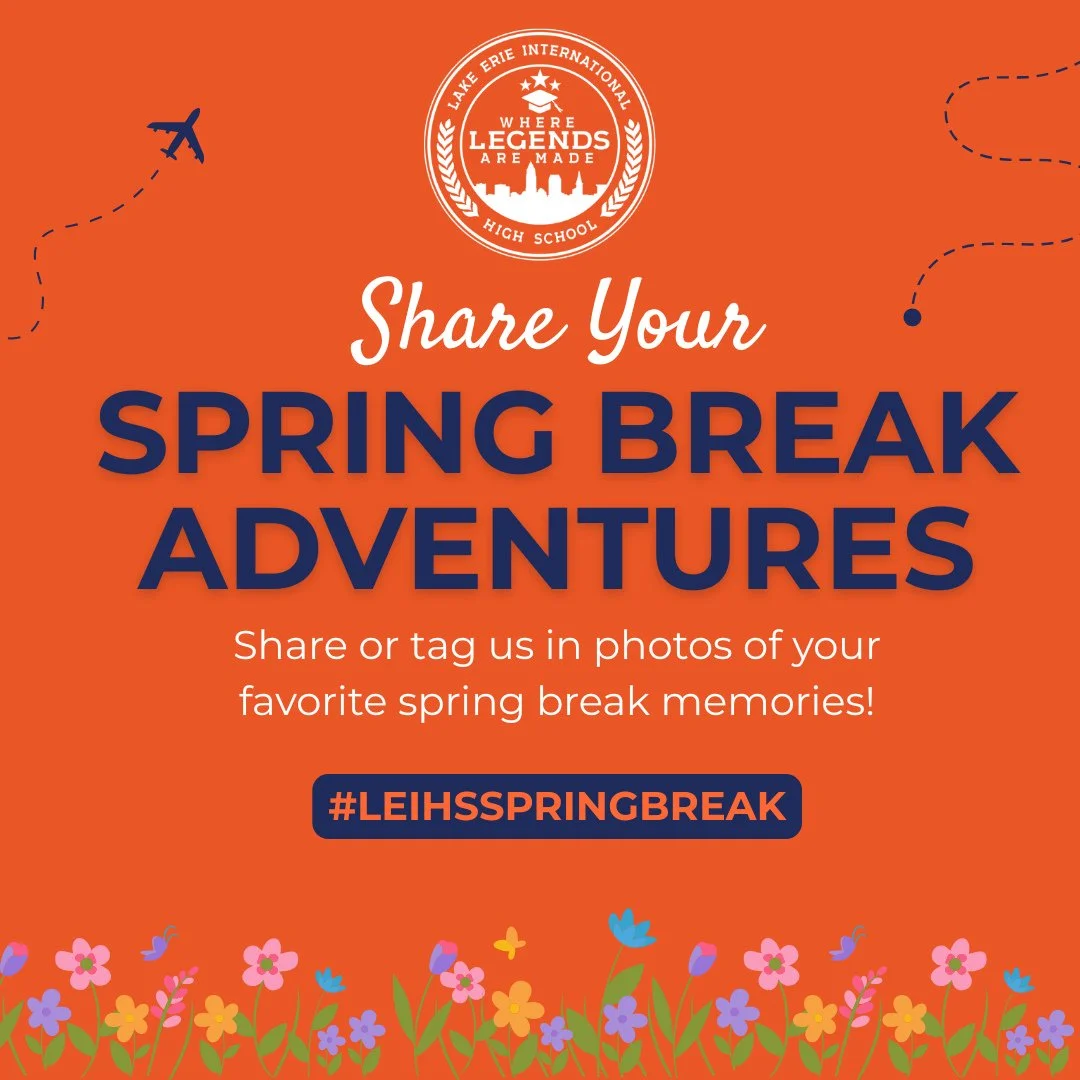 Spring Break adventures are underway! ☀️⁠
⁠
From big trips to simple moments at home, no adventure is too big or too small. Tag us in your photos so we can see what our LEIHS community has been up to! 📸 #LEIHSSpringBreak