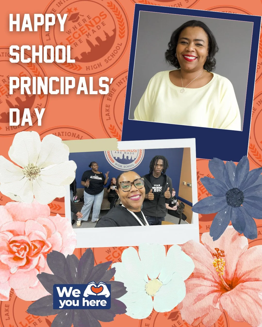 Happy School Principals Day, Ms. Stevens! 🎉🍎⁠
Thank you for your leadership, dedication, and the positive impact you make on our students, staff, and school community every single day. We appreciate you! 💙
