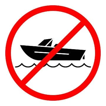 Recreational Boating Prohibited