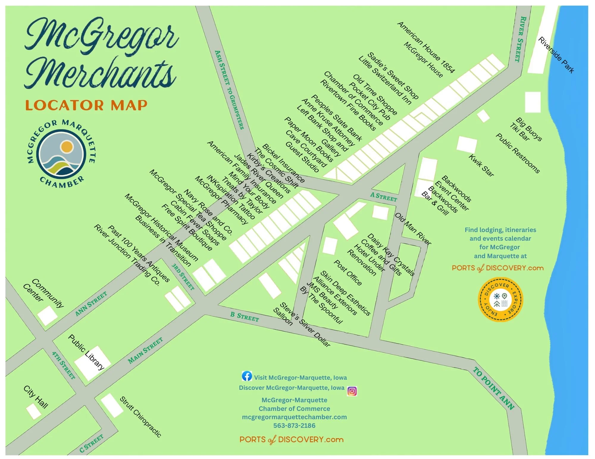 McGregor Locator Map