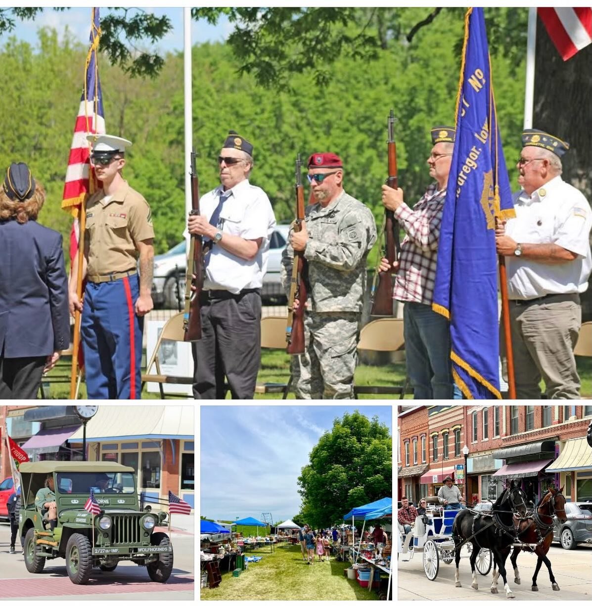 🇺🇸Ports of Discovery Memorial Day Weekend Events🇺🇸

🥕Marquette Farmers Market, Driftless Area Wetlands Centre | Friday, May 22, 3-6 p.m.
🎤Music Bingo: 80s Theme, Big Buoys Tiki Bar, McGregor | Friday, May 22, 6:30-8:30 p.m.
💒McGregor&rsquo;s C