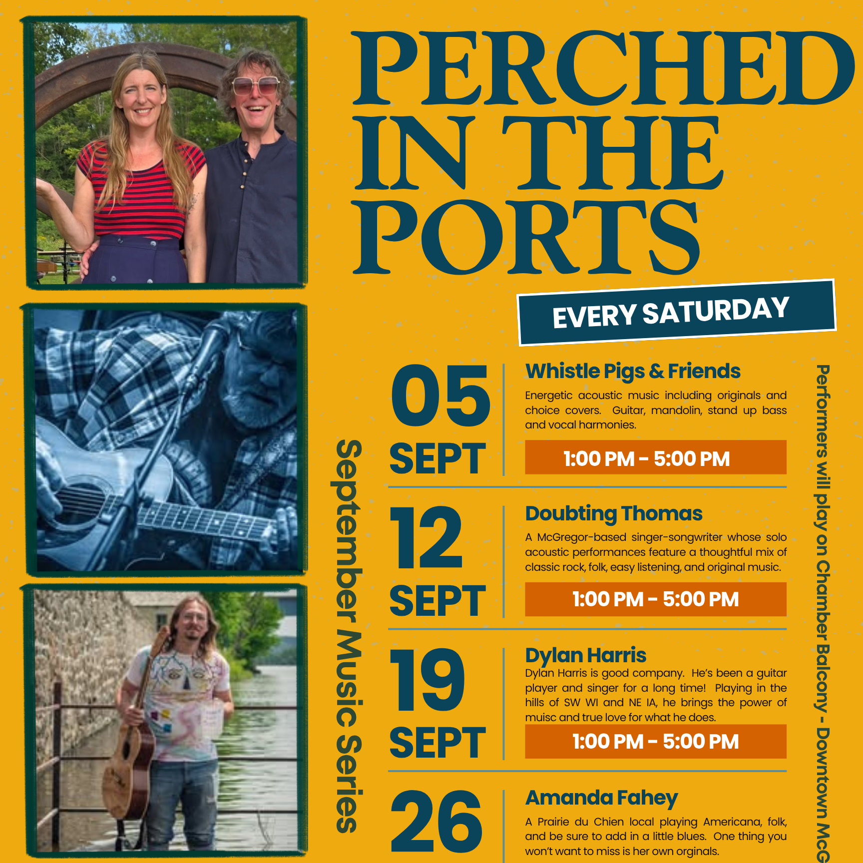 Perched In The Ports - Live Music by Dylan Harris