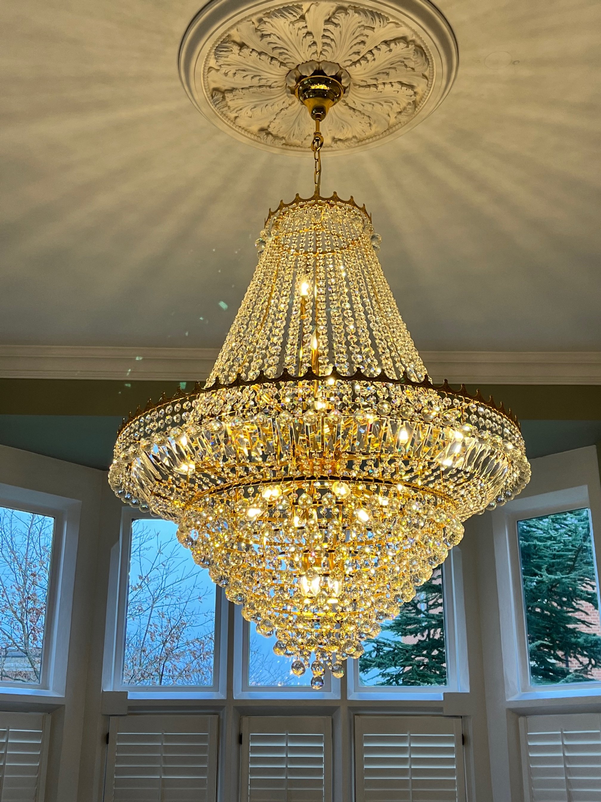 Chandelier Installation
