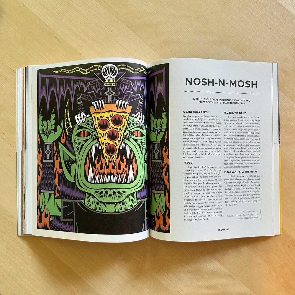 Kitchen Table #6 - The Pizza Issue — Kitchen Table Magazine