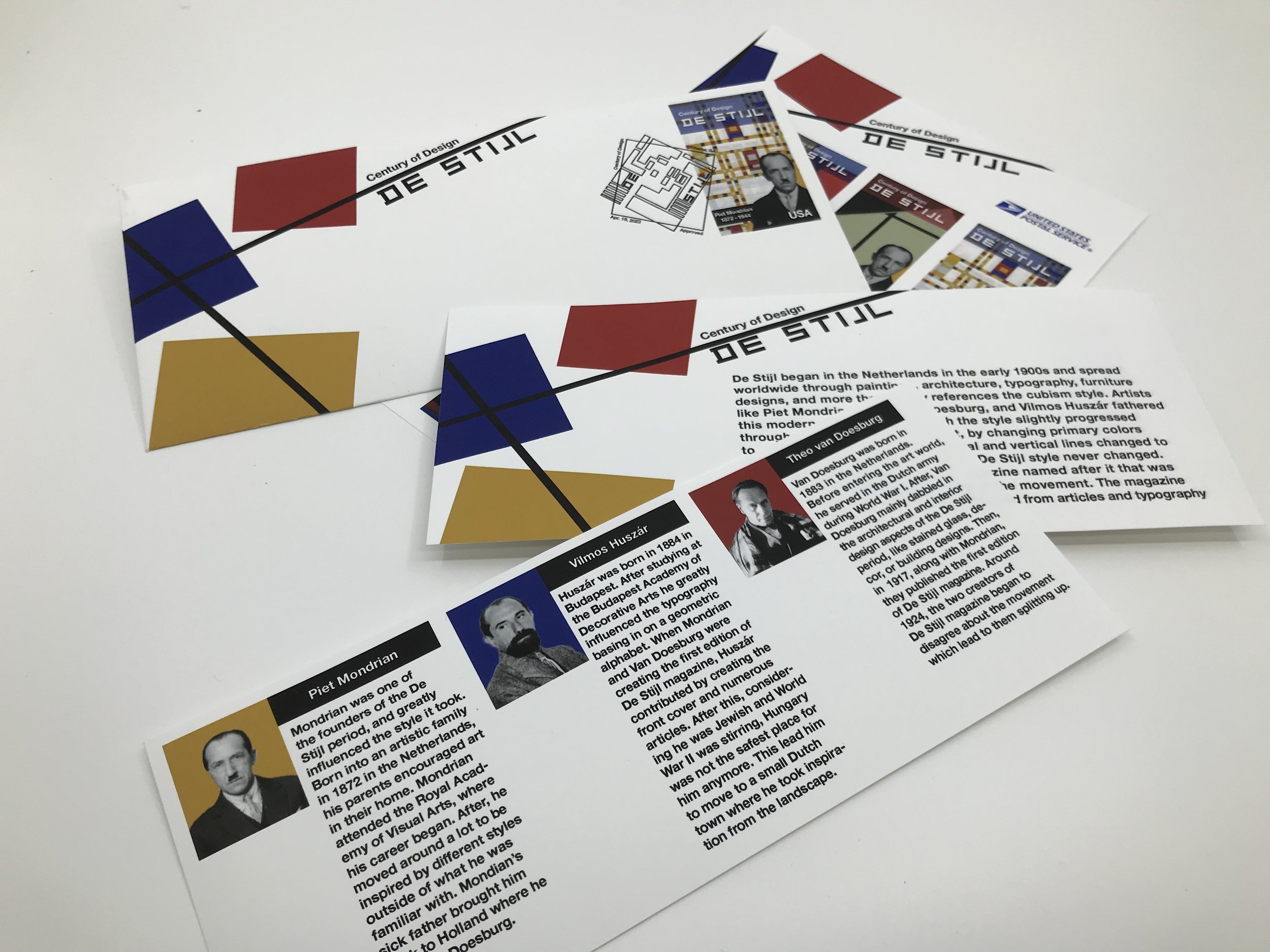 De Stijl Era Mail Set