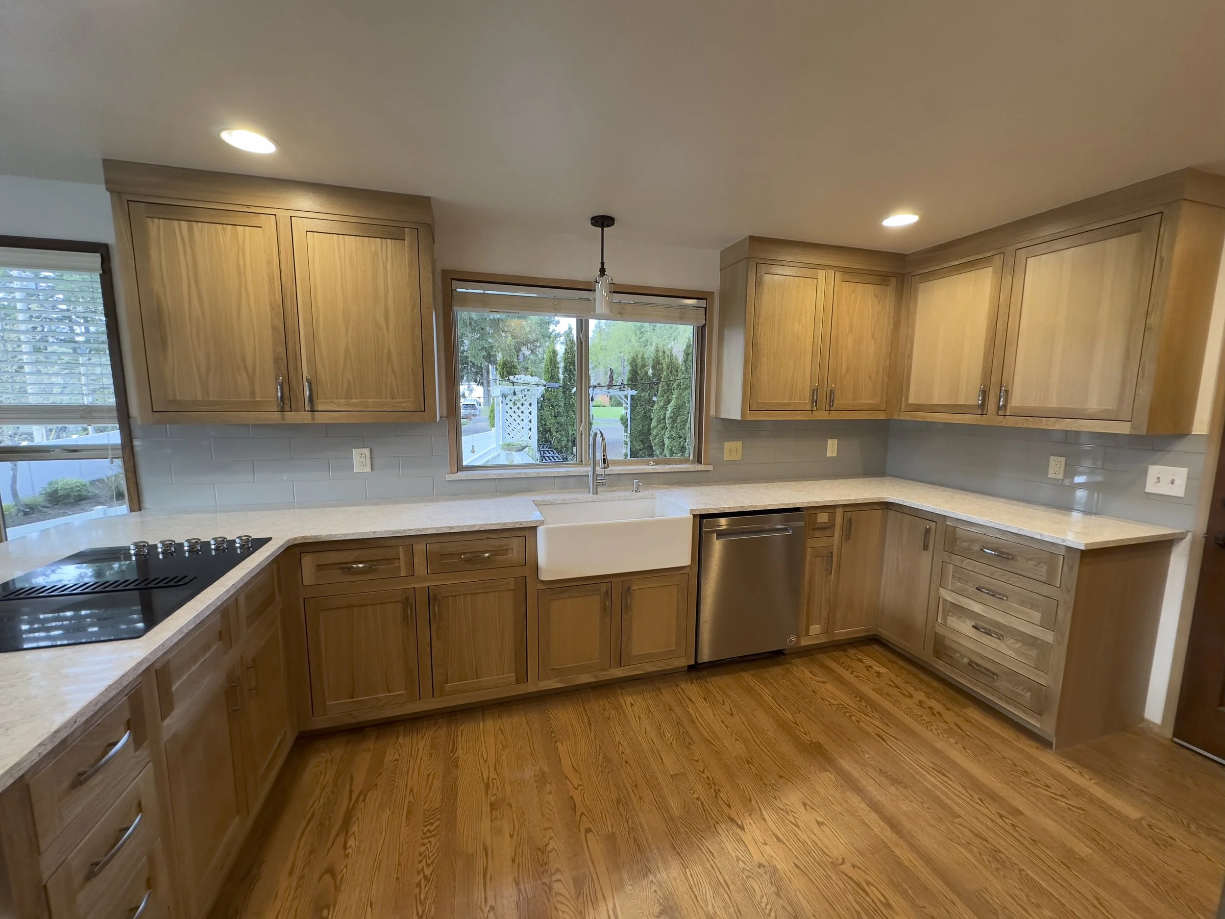 Warm Contemporary Kitchen Remodel by Moss and Madder Builders project photo 2
