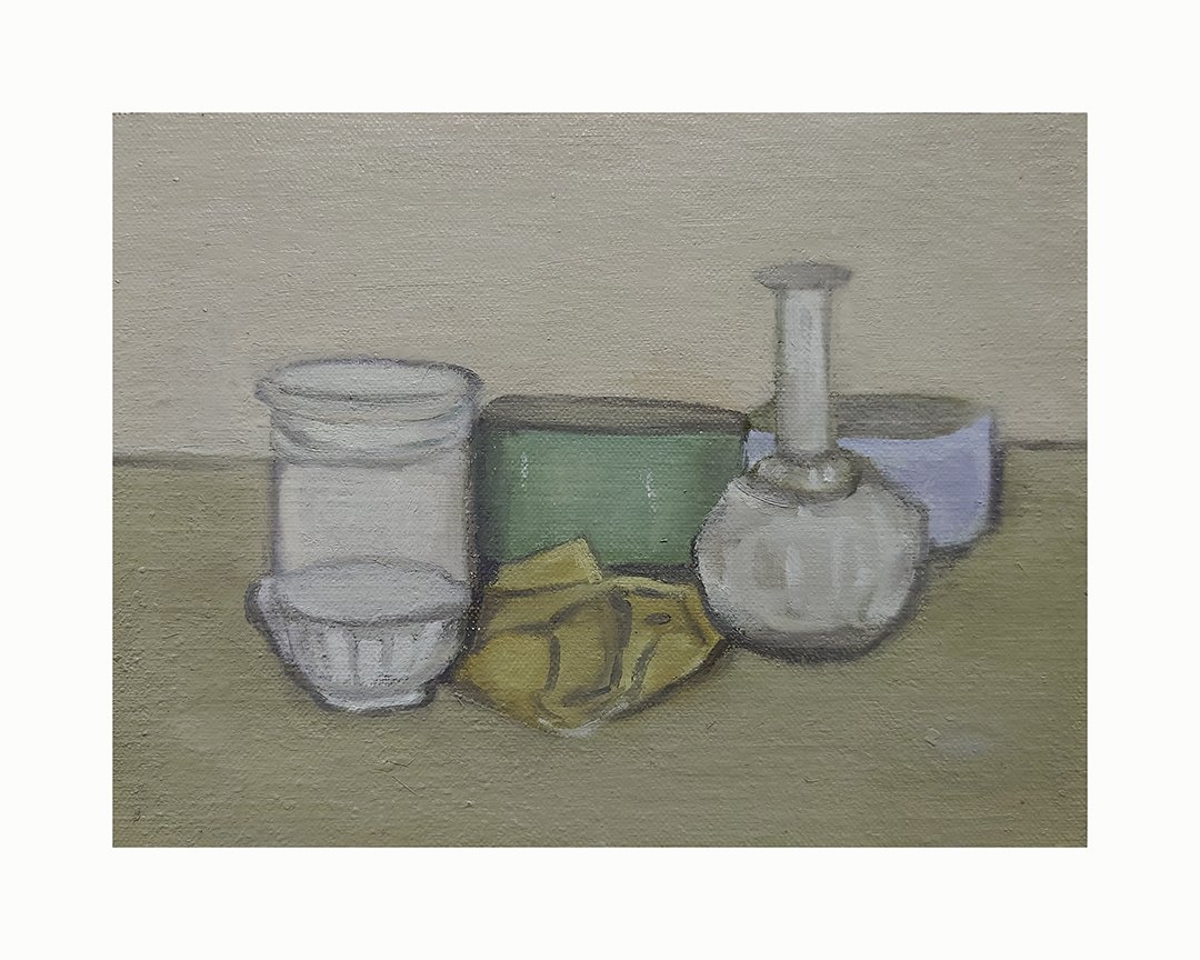 253. Still life after Morandi (Stillleben nach Morandi)