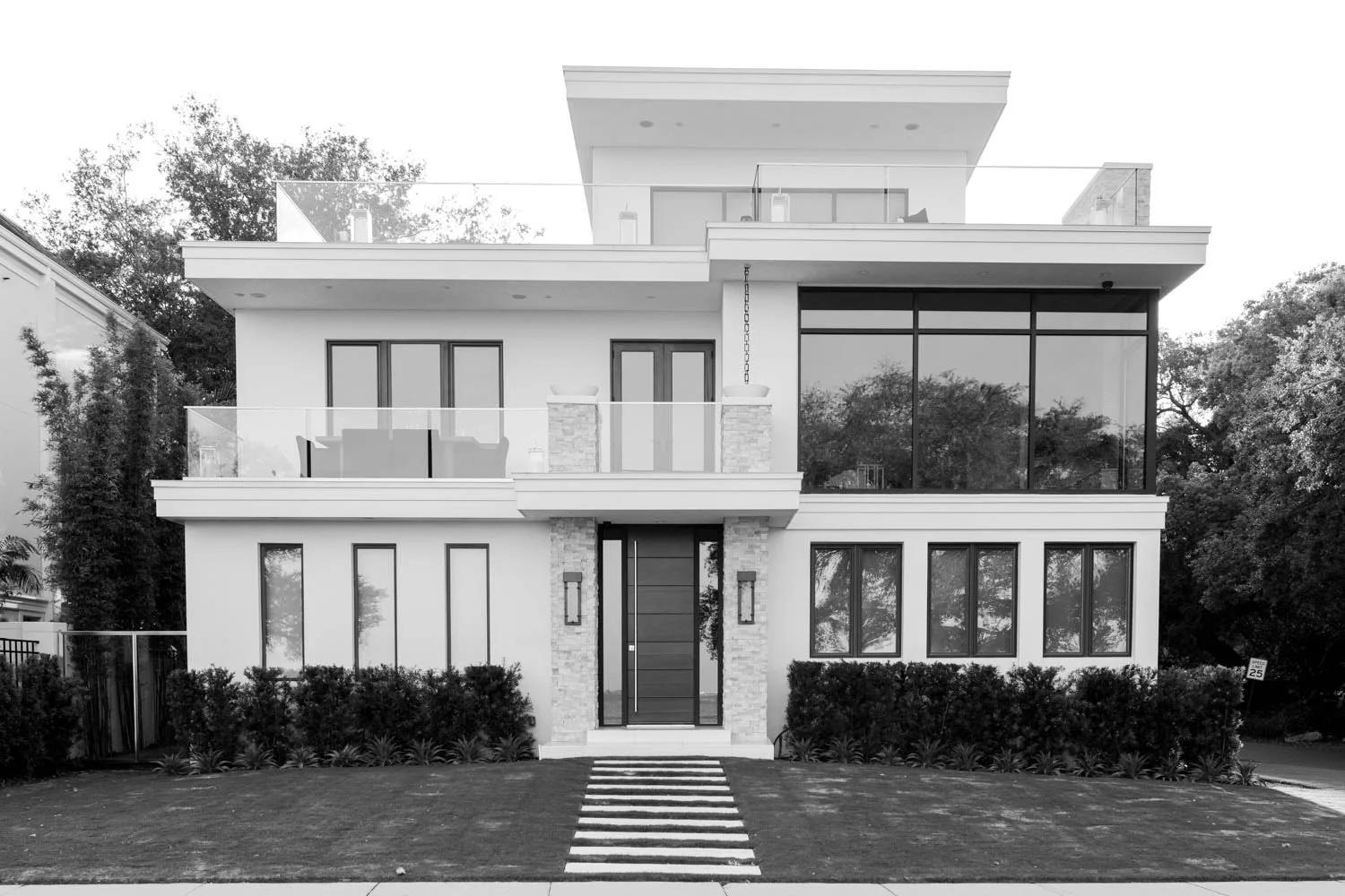 Luxury residential property representing collateral in private real estate debt funds focused on capital preservation and first-lien lending