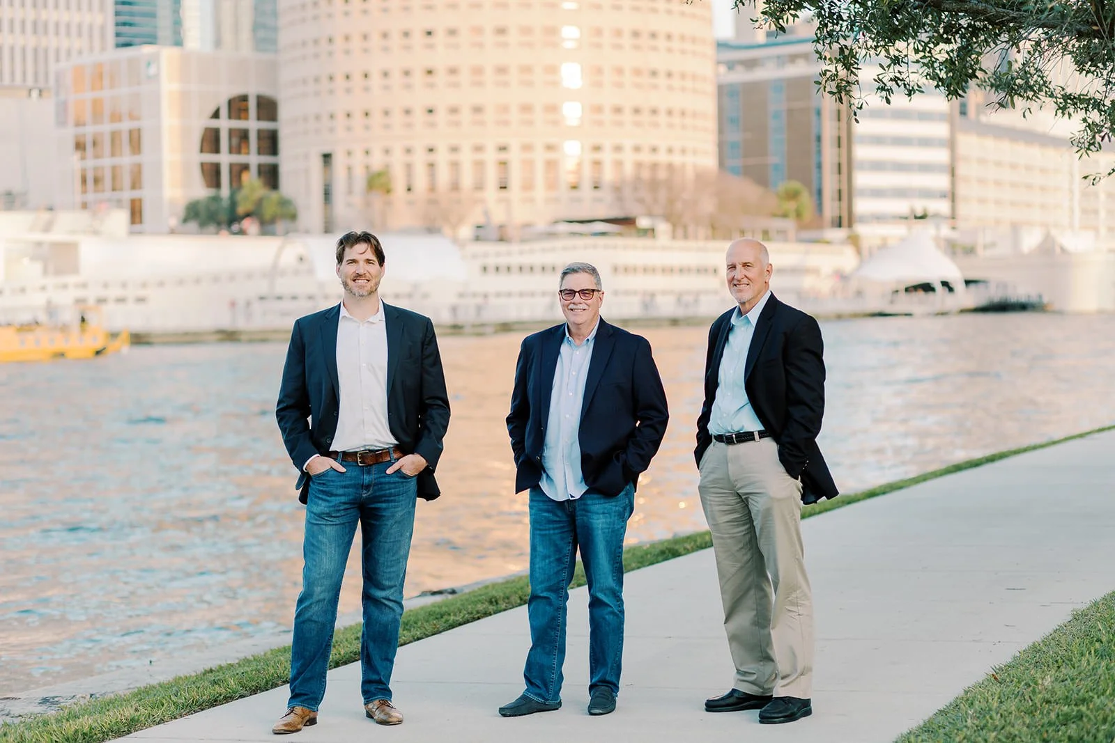 Lending through a Self-Directed IRA example showing private real estate investment professionals in an urban setting.