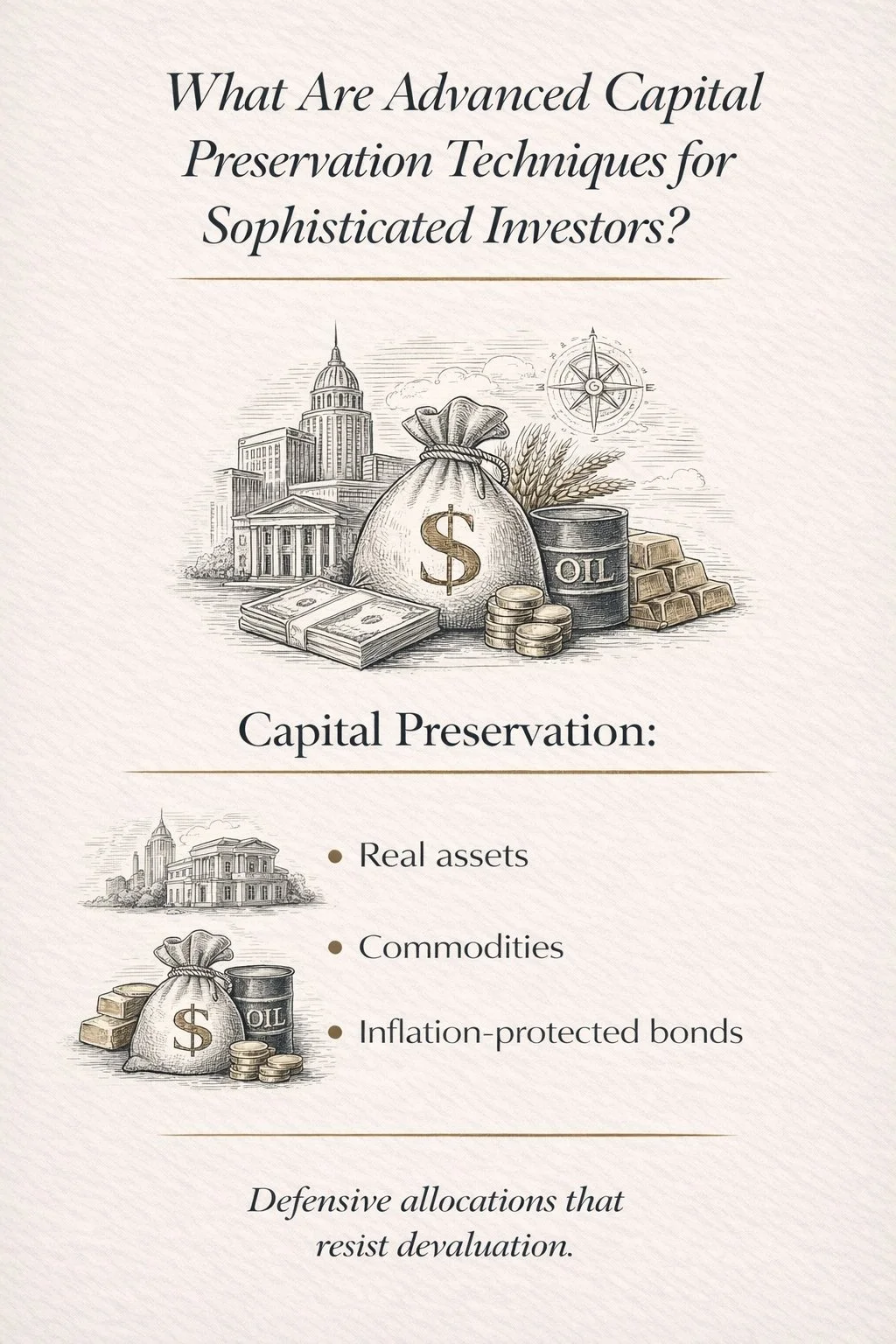 Accredited investor risk control techniques focused on capital preservation and inflation protection